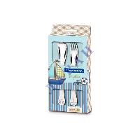 Набор столовых приборов 1/2 детский Baby Le Petit blue 66973/010 Набор столовых приборов 1/2 детский Baby Le Petit blue 66973/010