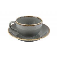 Чашка 210 мл Seasons Dark Gray с блюдцем 222105DG Чашка 210 мл Seasons Dark Gray с блюдцем 222105DG